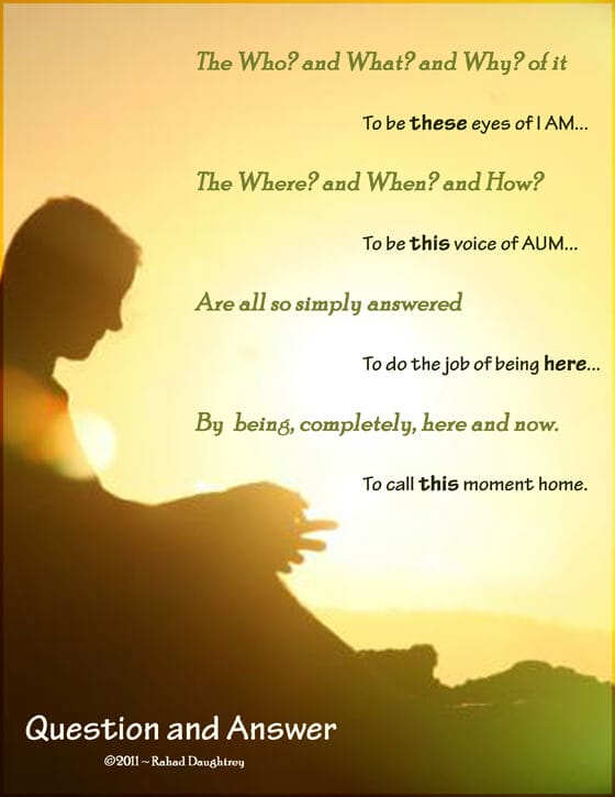 silhouette of a man in meditation against the sun