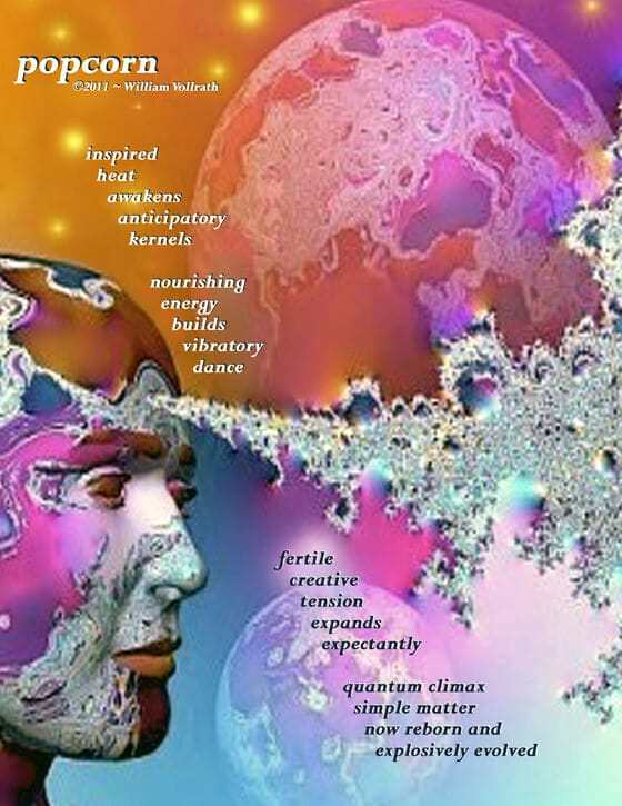 abstract picture of human and planets