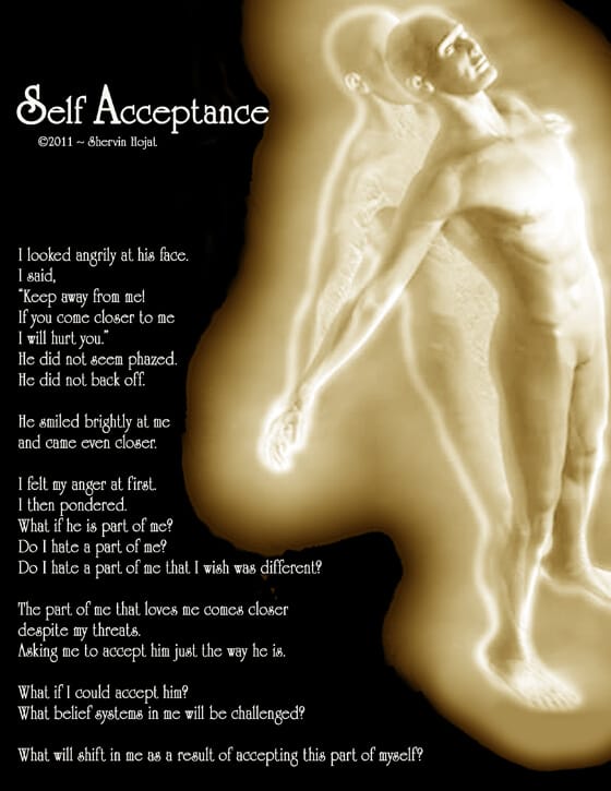 esoteric photo of a man integrating a second self