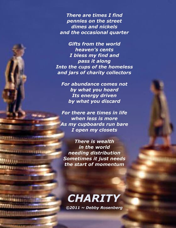 stacks of coins and working people