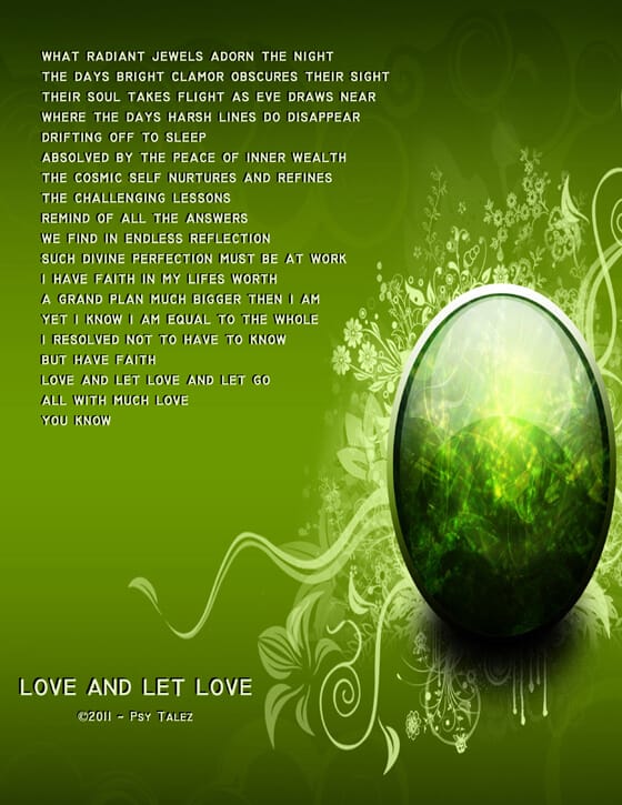 Brilliant green ball with swirly detail