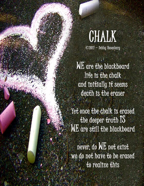 Sicewalk chalk drawing of a big heart