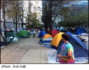 Tent camp at Occupy