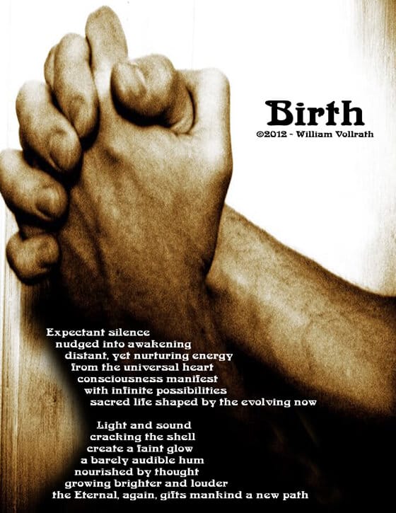 Photo version of praying hands