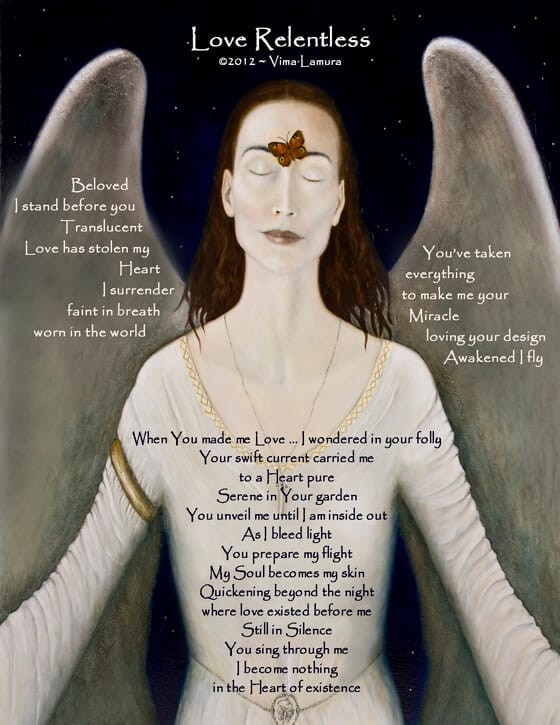 love, beloved, heart, miracles, garden, soul, flight,, existence, Vima Lamura