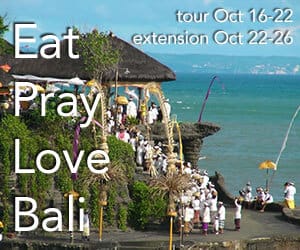 Eat Pray Love - Spirit Quest Tours