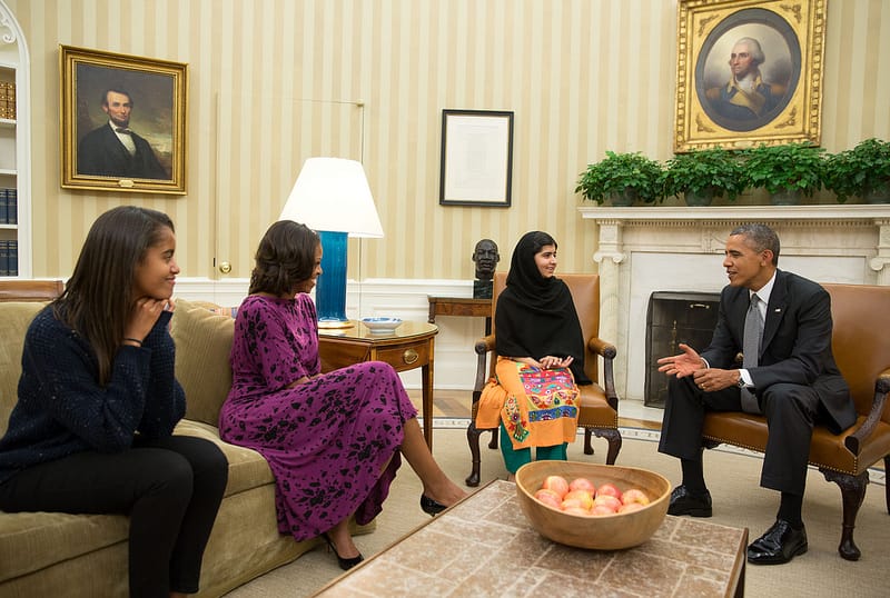 Malala meets with President_OMTimes