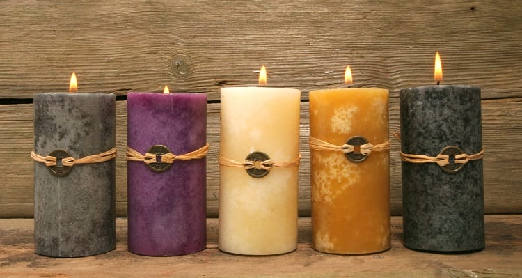 Five Feng Shui Candles_omtimes