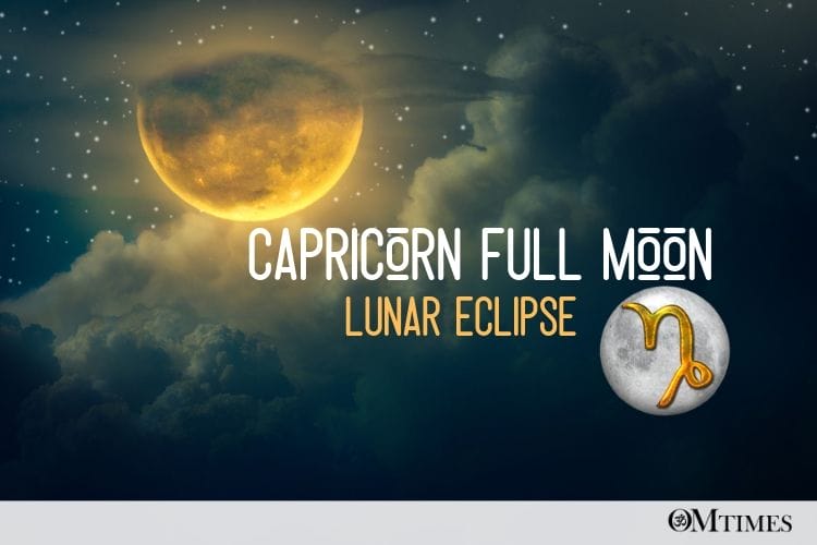 2019 Capricorn Full Moon Lunar Eclipse OMTimes