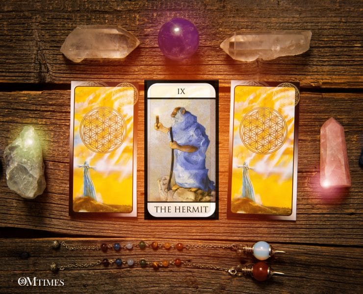 Hermit Card Tarot Arcane OMTimes