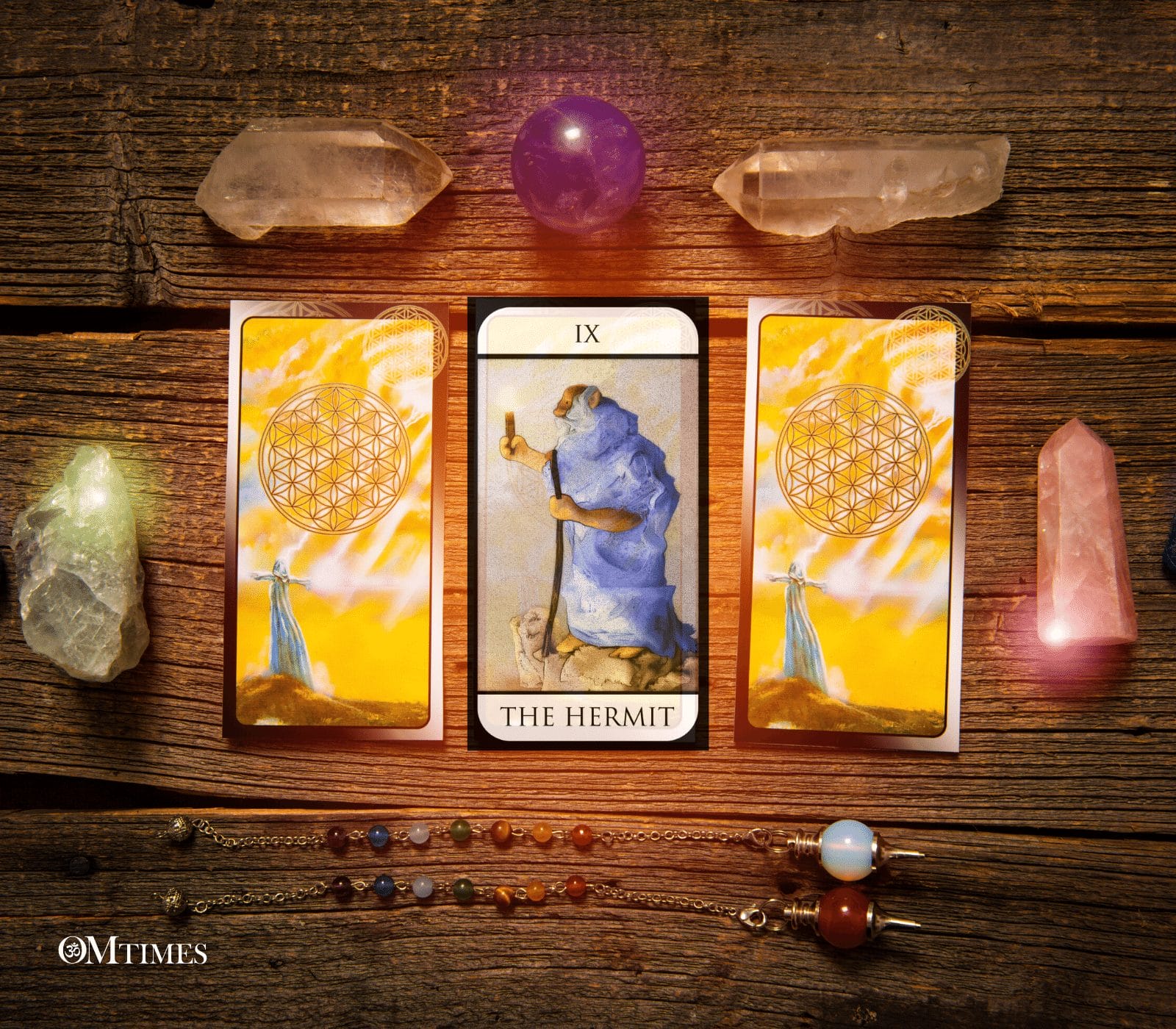 Hermit Card Tarot Arcane OMTimes