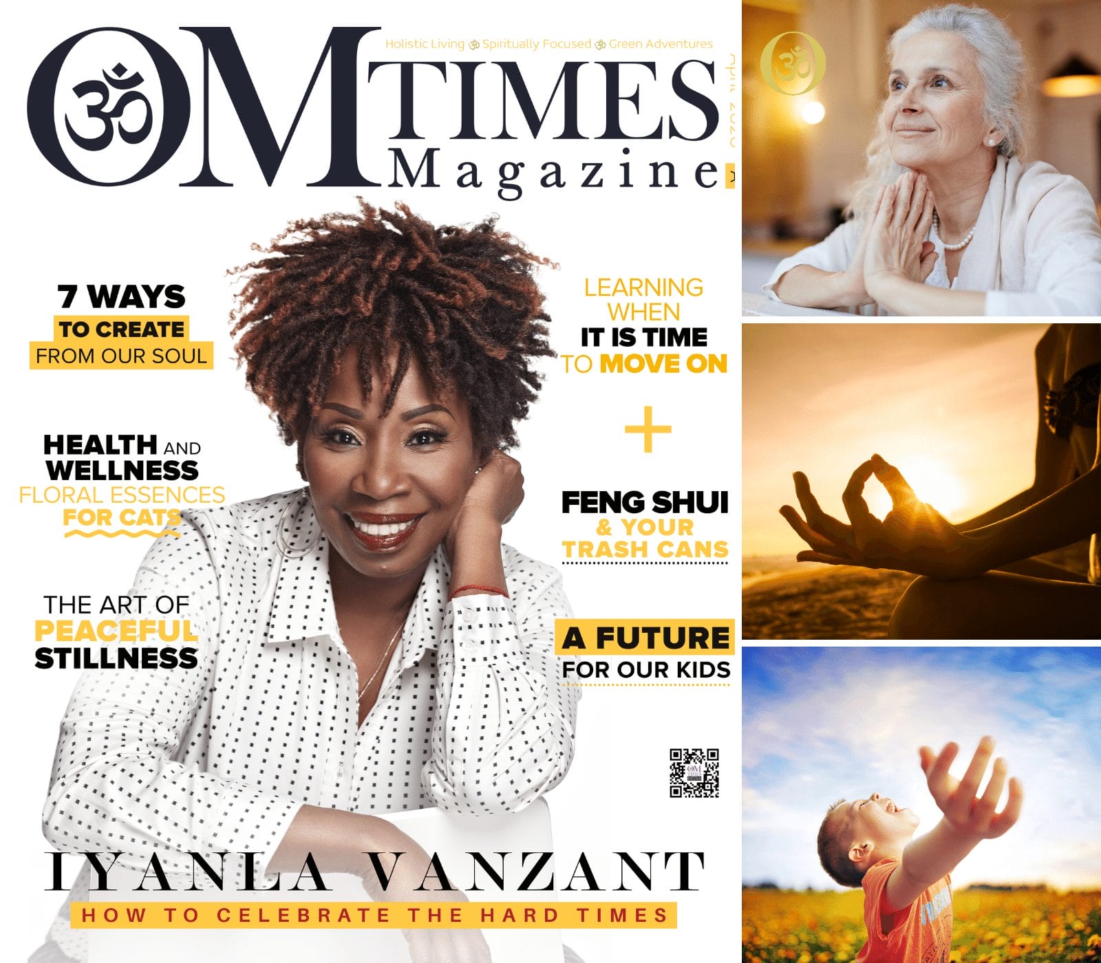 OMTimes Magazine April A 2020 Edition with Iyanla Vanzant