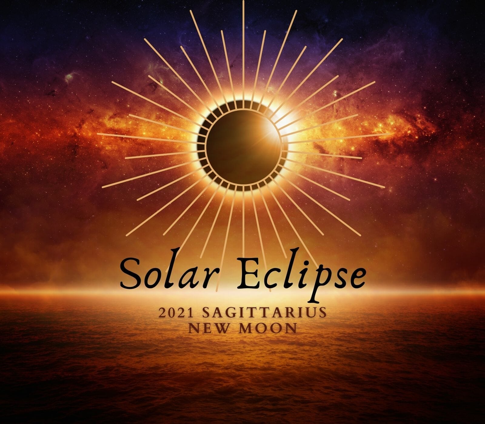 2021 Sagittarius New Moon Solar Eclipse