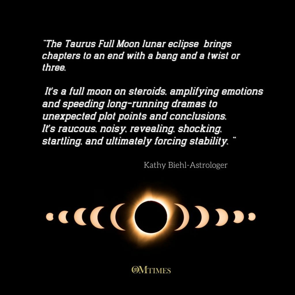 The Taurus Full Moon lunar eclipse-2022