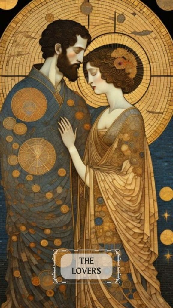 The Lover-major arcana card