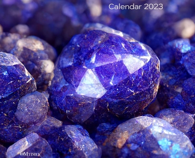 Tanzanite Gemstone Advent Calendar