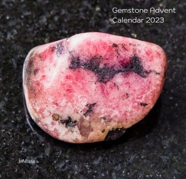 Gemstone Advent Calendar Day 23 - Rhodonite