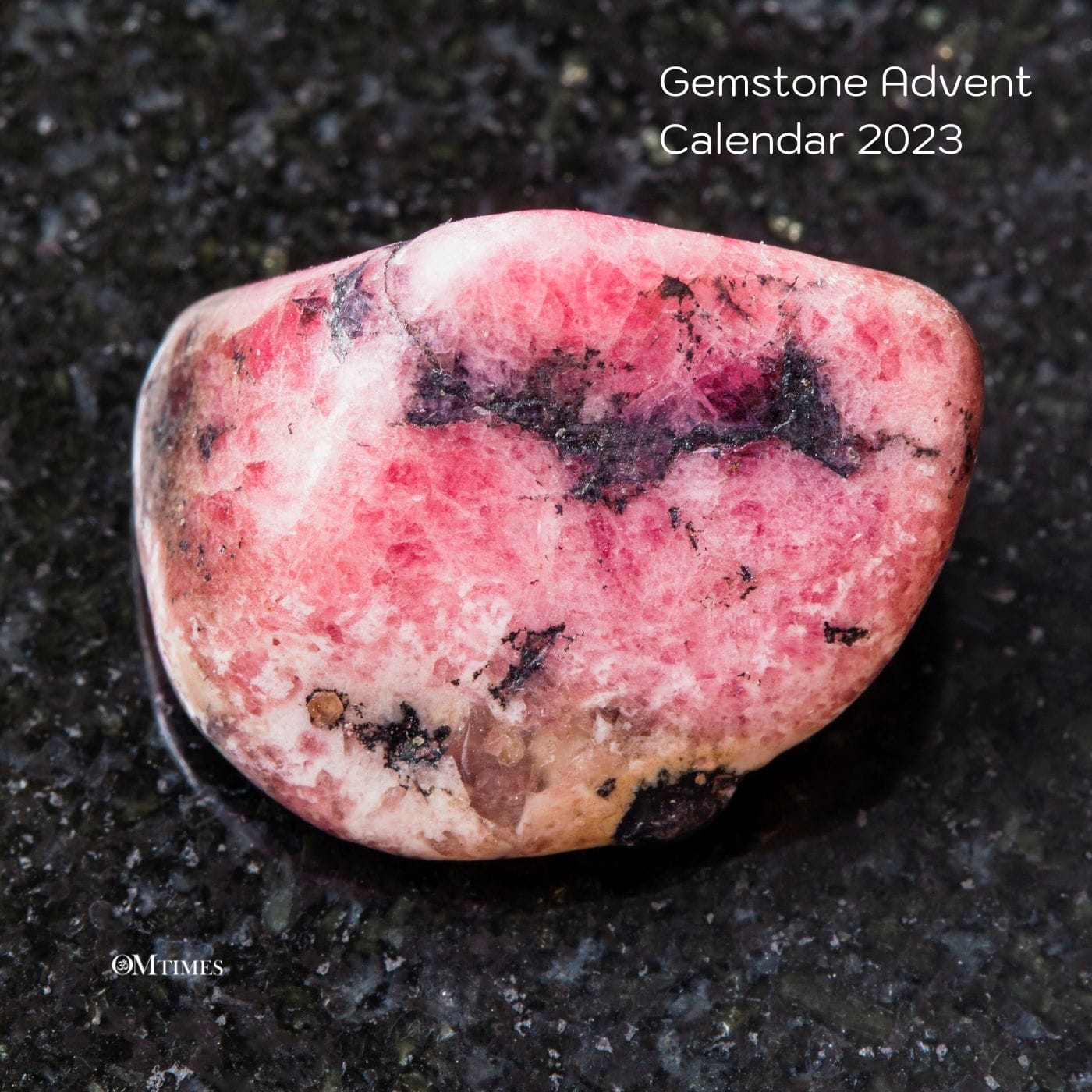 Gemstone Advent Calendar Day 23 - Rhodonite