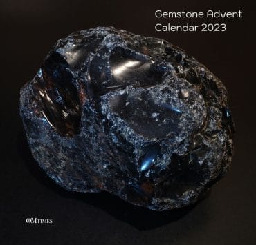 Black Obsidian Gemstone Advent Calendar