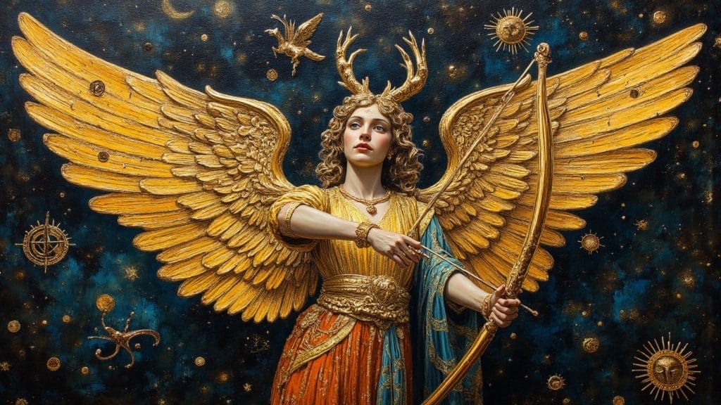 Human angels of Sagittarius
