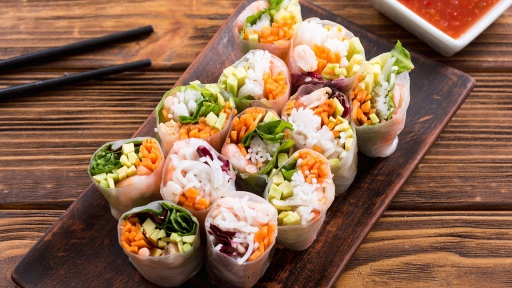 Vegan Vietnamese food