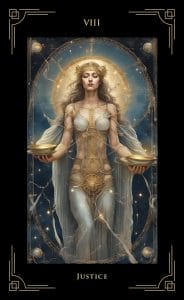 The Justice - Hidden Arcana Tarot